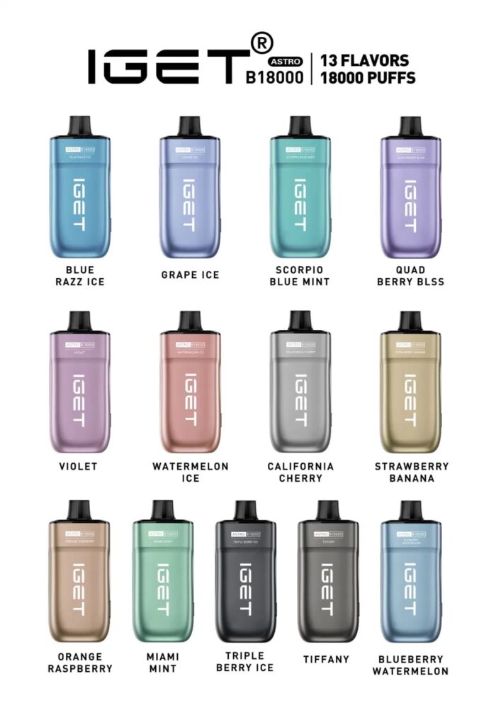 BUY 1 GET 1 FREE |IGET ASTRO B18000 PUFFS