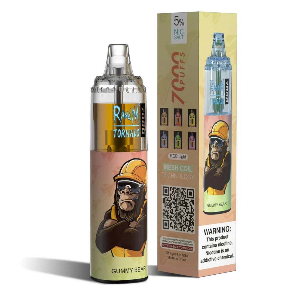 R&M Tornado 7000 Puffs Rechargeable Disposable Vape