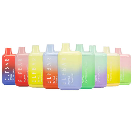 Elf Bar BC5000 Rechargeable Disposable Vape Puffs
