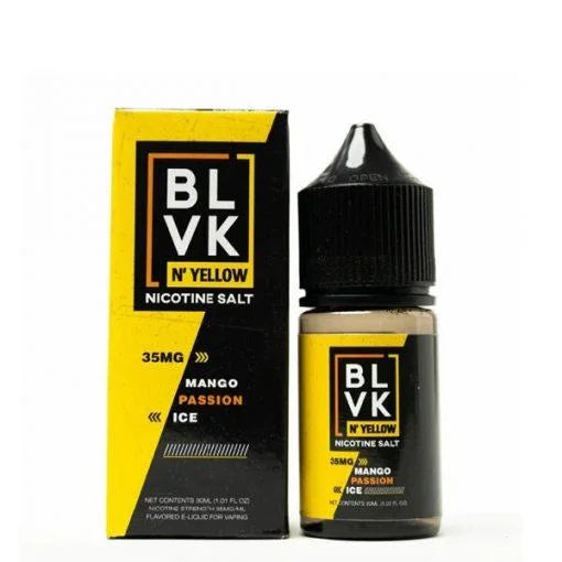 MANGO PASSION ICE – BLVK N’ YELLOW SALTS – 30ML