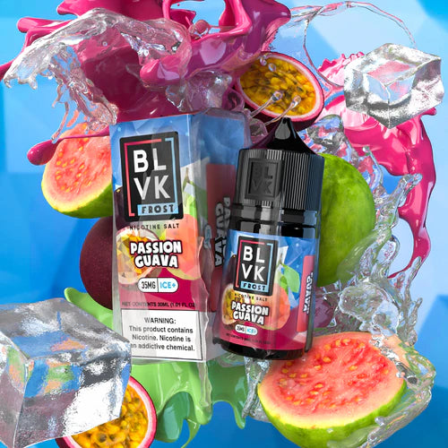 PASSION GUAVA ICE – BLVK FROST SALTS – 30ML