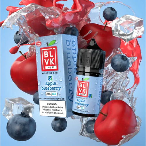APPLE BLUEBERRY ICE – BLVK FUJI SALTS – 30ML