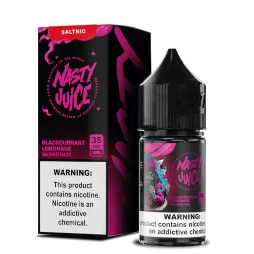 WICKED HAZE [Blackcurrant Lemonade] BY NASTY SALT – 30ml