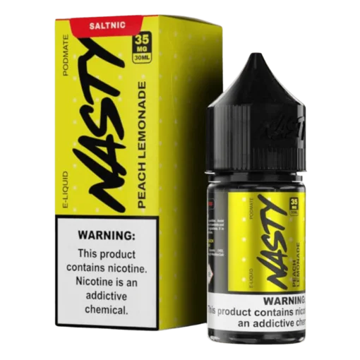 PODMATE PEACH LEMONADE BY NASTY SALT – 30ml