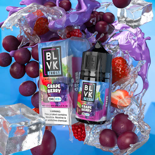 GRAPE BERRY ICE – BLVK FROST SALTS – 30ML