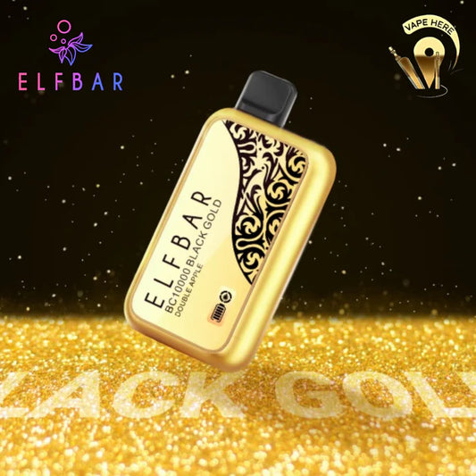 ELF BAR BLACK GOLD BC10000 PUFFS  DISPOSABLE VAPE