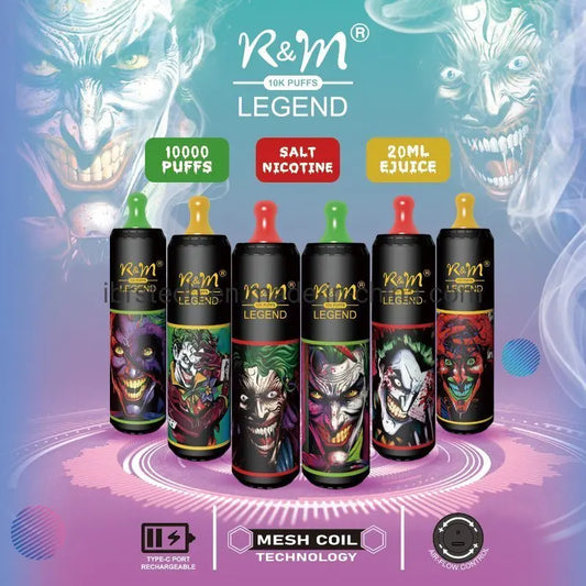 R&M Legend 10000 Puffs Rechargeable Disposable Vape