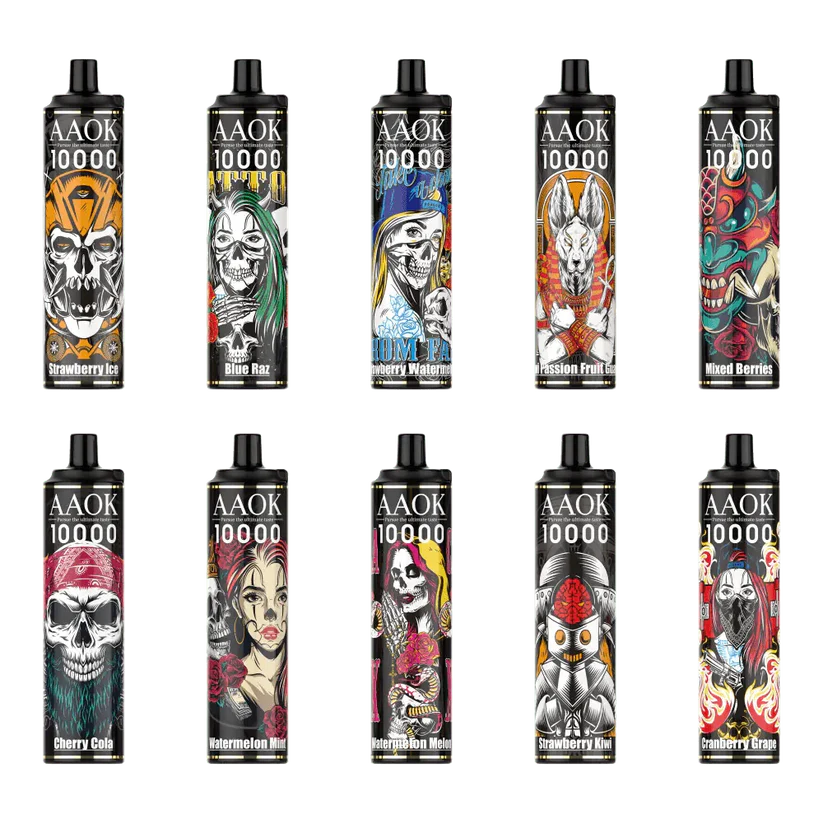 AAOK 11000 Puffs Rechargeable Disposable