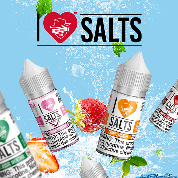 I LOVE SALTS E-LIQUIDS 30ML  50MG 25 MG
